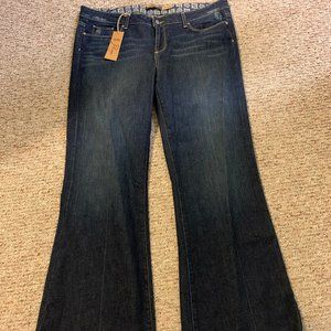 NWT Paige ‘Robertson’ jeans Dark Wash Flare Leg